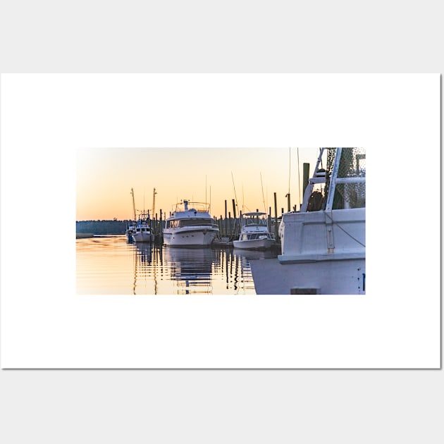 North Carolina  Boat Wall Art by KensLensDesigns